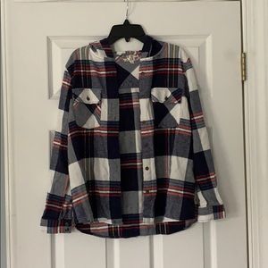 flannel with hood